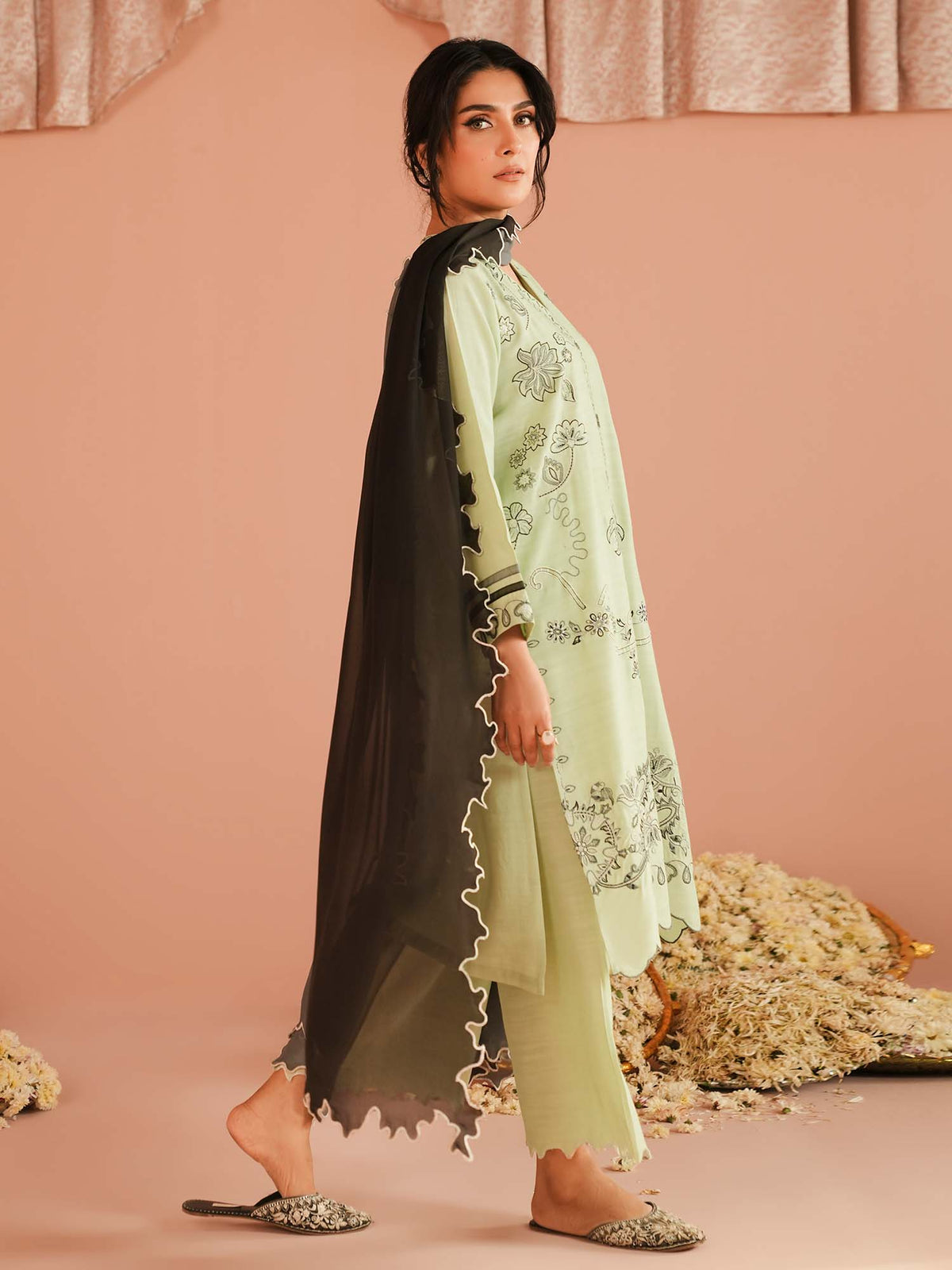 3-Piece Embroidered Suit