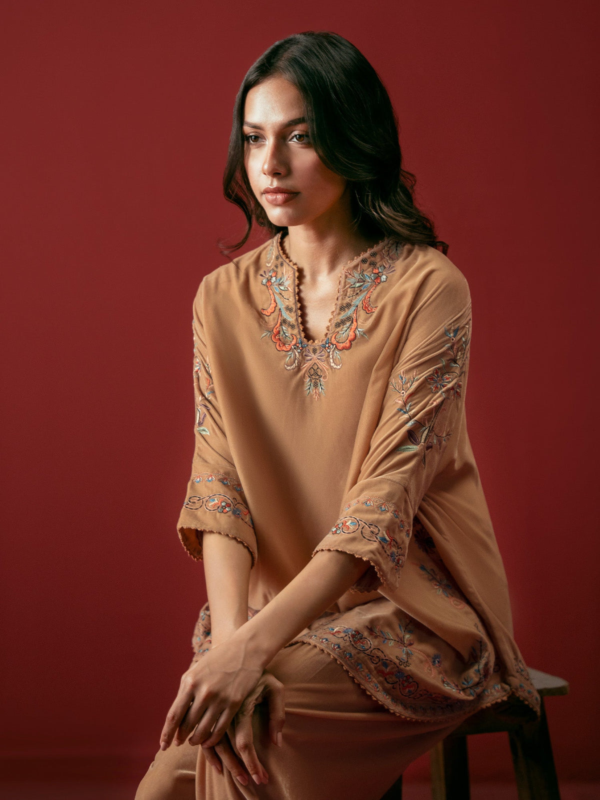 Embroidered Co-ord Set