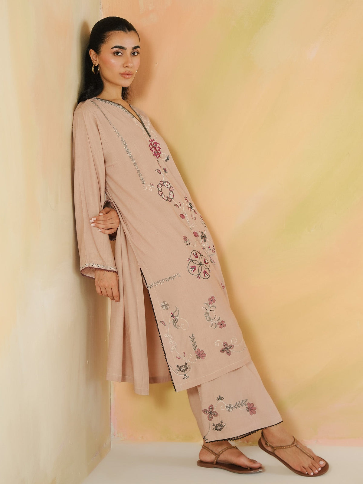 Embroidered Co-ord Set
