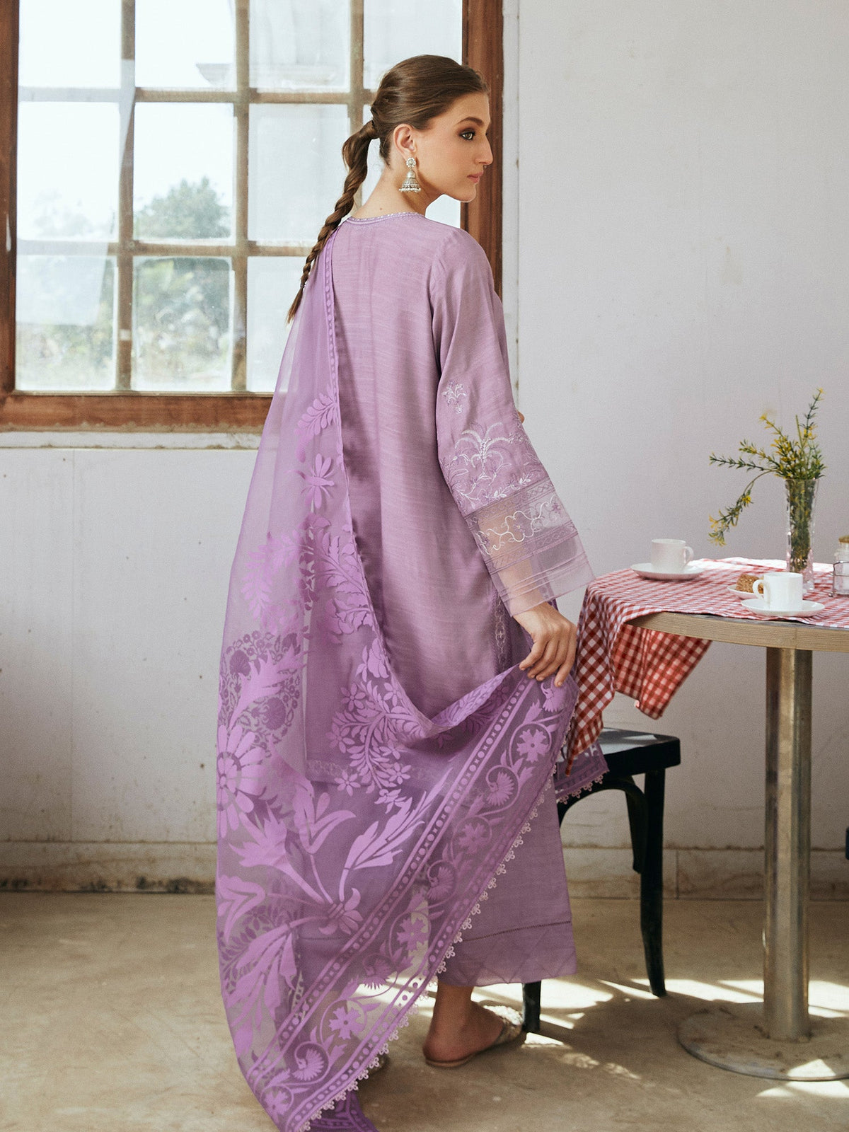 3-Piece Embroidered Suit